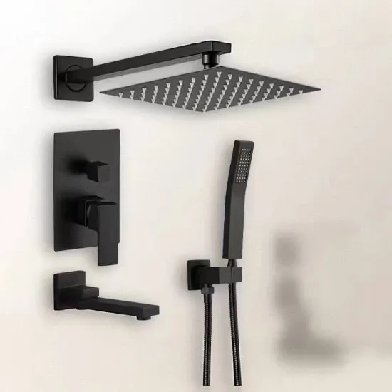 Picture of Premium Concealed Rainfall Shower System with Tub Spout