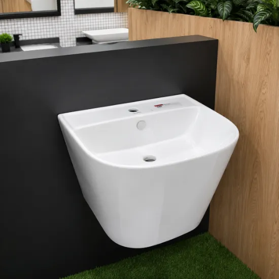 Picture of Contemporary Wall-Mounted Wash Basin