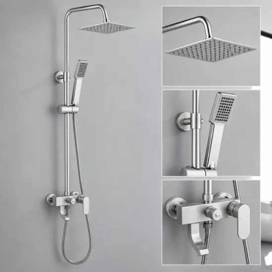 Picture of Modern Rainfall Shower System Set