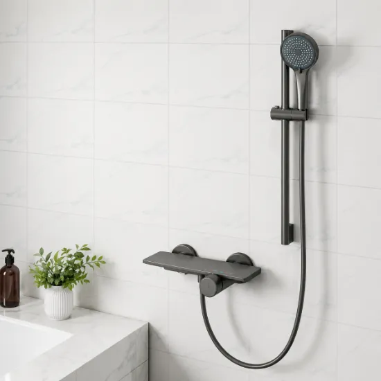 Picture of Handheld Shower Mixer Set with Shelf