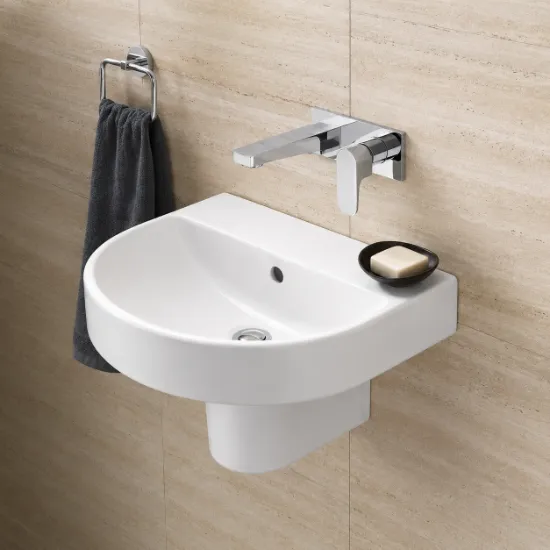 Picture of Compact Wall-Hung Ceramic Wash Basin