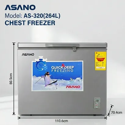 Picture of Asano AS-320 Chest Freezer 264L