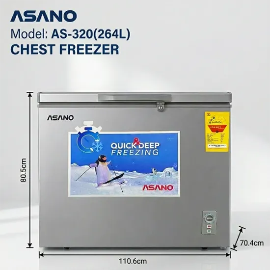 Picture of Asano AS-320 Chest Freezer 264L