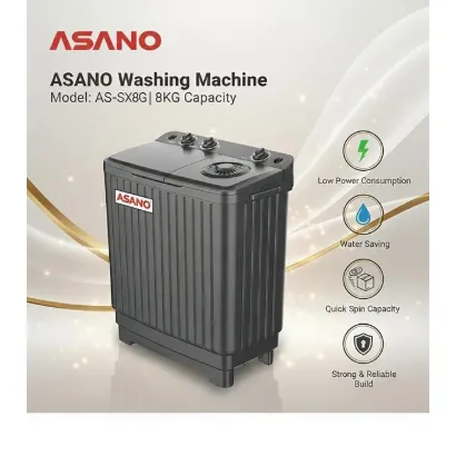 Picture of Asano AS-SX8G Washing Machine 8kg