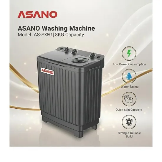 Picture of Asano AS-SX8G Washing Machine 8kg