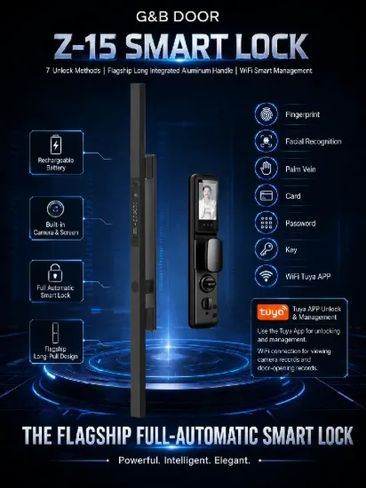 Picture of G&B Z-15 3D Face ID Automatic Smart Lock
