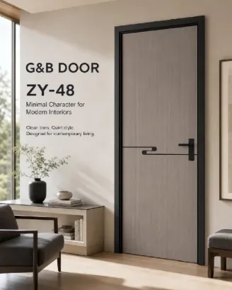 Picture of G&B ZY-48 Steel-Wood Interior Door