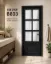 Picture of G&B B-603 Reeded Glass Bathroom Door