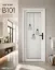 Picture of G&B B-101 Glass Bathroom Door - Opens Outward